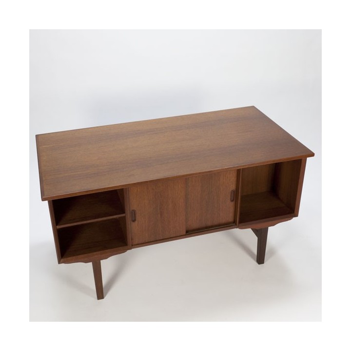 Teakhouten bureau uit Scandinavie - Retro Studio