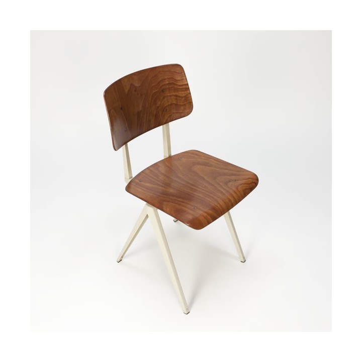 Industriele stoel wit frame - Retro Studio