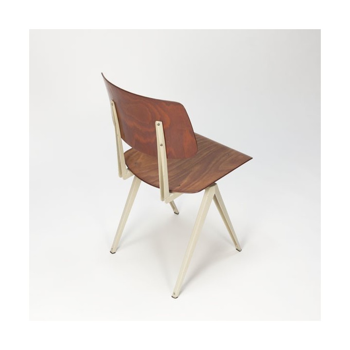 Industriele stoel wit frame - Retro Studio