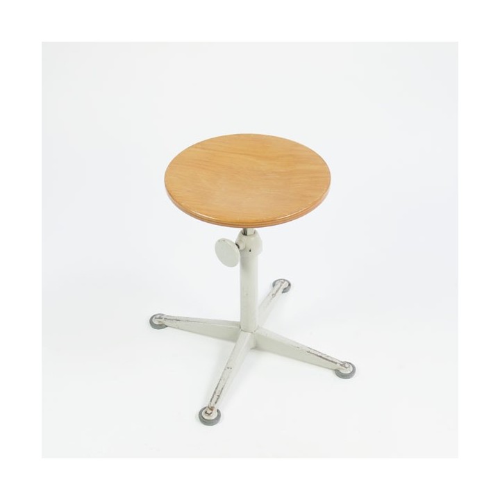 Friso Kramer stool light grey - Retro Studio