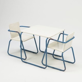 Tubular child's set 1940's - Retro Studio