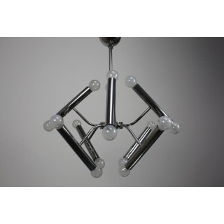 Chromen hanglamp 1 - Retro Studio