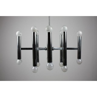 Chromen hanglamp jaren 60 - Retro Studio