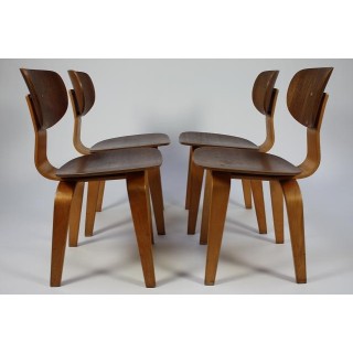 Cees Braakman Pastoe SB02 set of 4 - Retro Studio