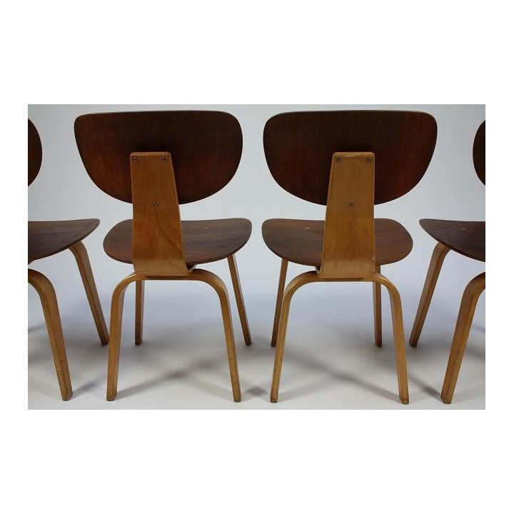 Cees Braakman Pastoe SB02 set of 4 - Retro Studio