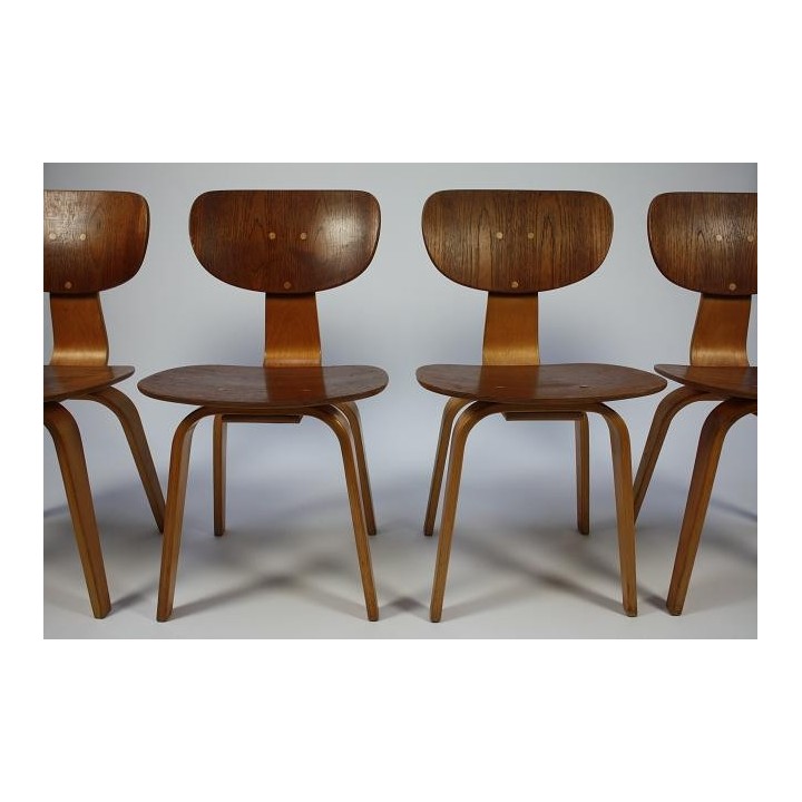 Cees Braakman Pastoe SB02 set of 4 - Retro Studio