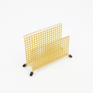 Brievenhouder geel geperforeerd - Retro Studio