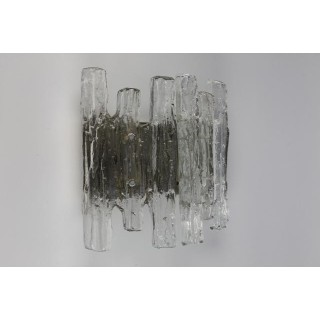 Glass wall lamp "Ice" - Retro Studio