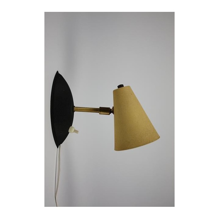 1950's wall lamp yellow 2 - Retro Studio