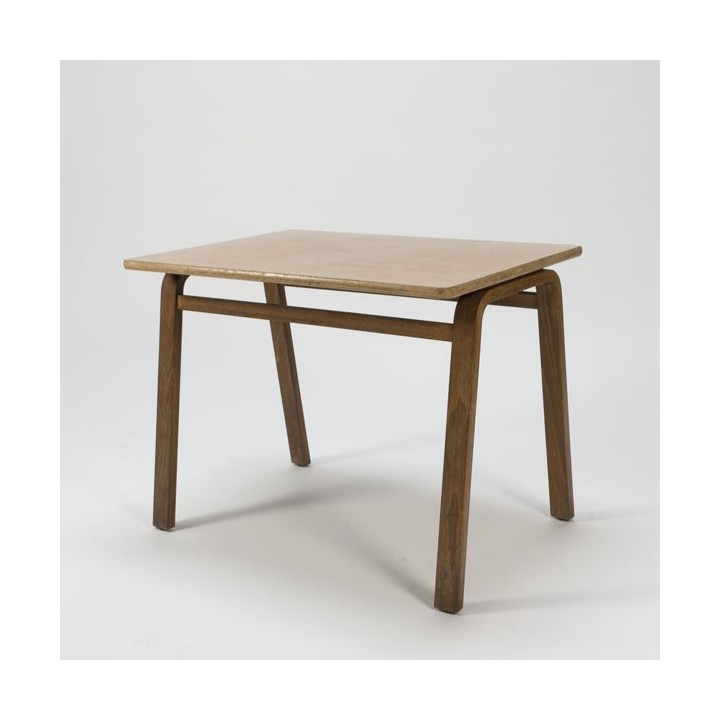 Plywood kinderset tafel en stoeltje - Retro Studio