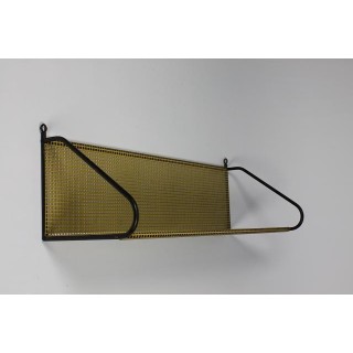 Metal wall rack Mategot style yellow - Retro Studio