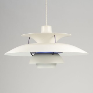 PH 5 by Poul Henningsen white - Retro Studio
