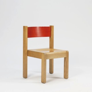 Wooden children chair no 2 - Retro Studio