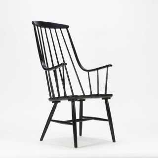 Wooden armchair Tapiovaara style - Retro Studio
