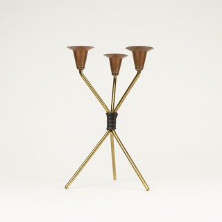 Brass colored candleholder - Retro Studio