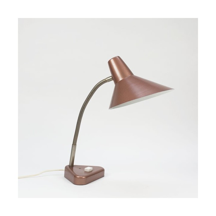 Desk lamp witg brwon shade - Retro Studio