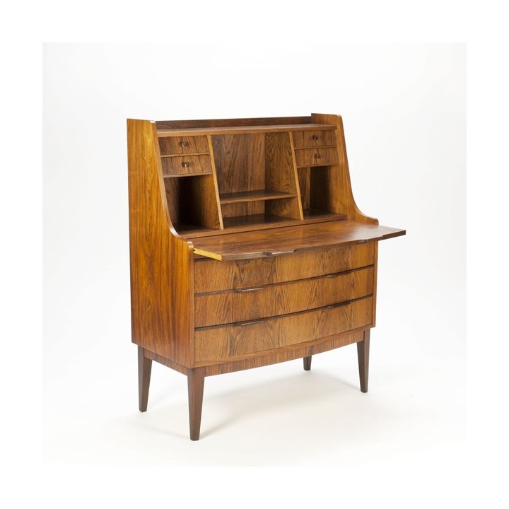 Palissander houten secretaire - Retro Studio