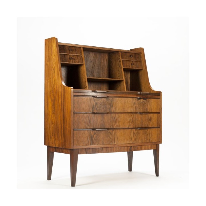 Palissander houten secretaire - Retro Studio