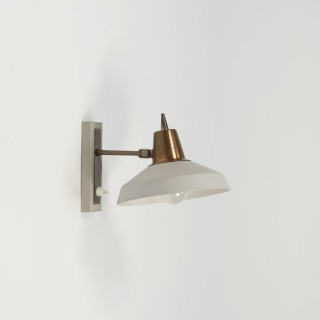Wall lamp grey/brass - Retro Studio