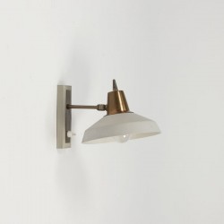 Wall lamp grey/brass