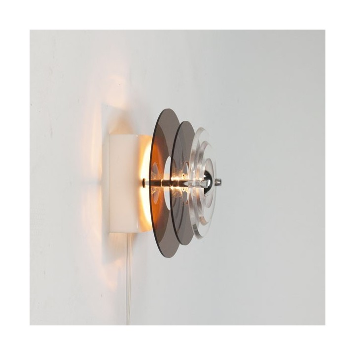 Plexiglazen wandlamp jaren 70 nr. 3 - Retro Studio
