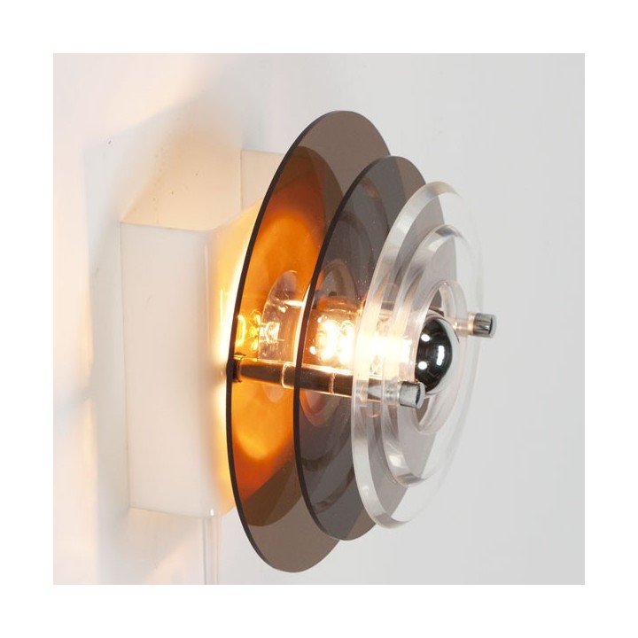 Plexiglazen wandlamp jaren 70 nr. 3 - Retro Studio