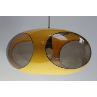 Luigi Colani lamp yellow - Retro Studio