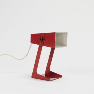 Red table lamp - Retro Studio