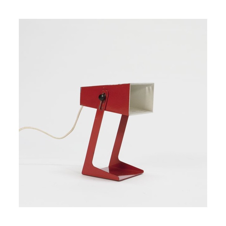 Rode tafellamp - Retro Studio