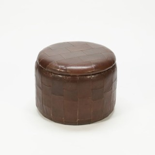 Leather stool no.2 - Retro Studio