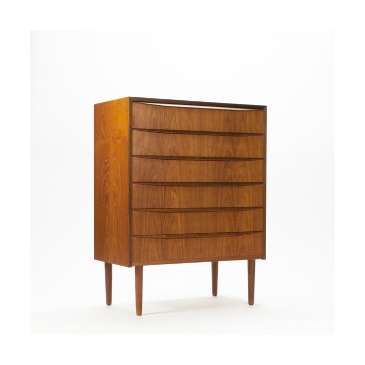 Scandinavische ladenkast teak - Retro Studio