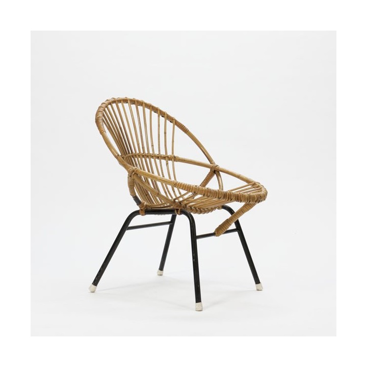 Small bamboo easy chair - Retro Studio