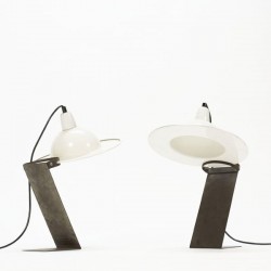 Set van 2 industriele tafellampen
