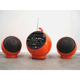 Weltron orange incl. 2 speakers - Retro Studio