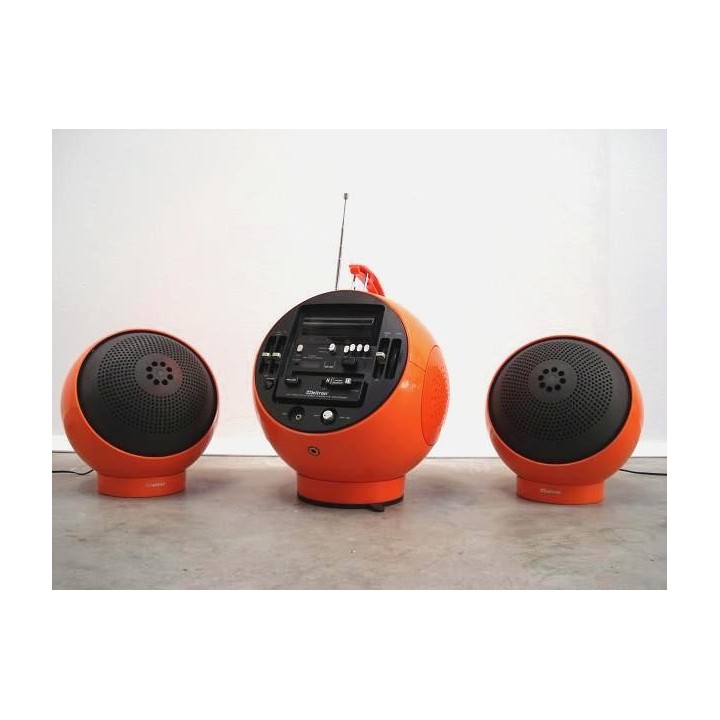 Weltron oranje incl. 2 speakers - Retro Studio