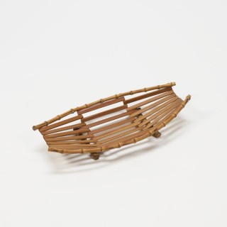 Bamboe fruitschaal jaren 60 - Retro Studio