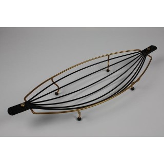 Fruit plate on brass feet - Retro Studio