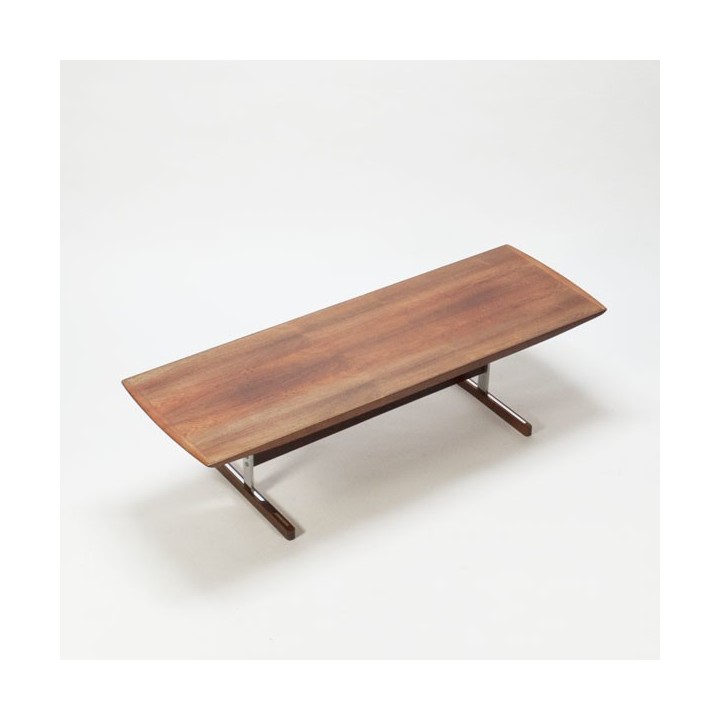 Coffee table with chrome details - Retro Studio