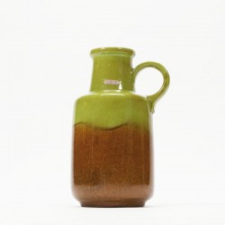 Scheurich vase green/ brown