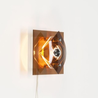 Plexiglass wall lamp 1970 - Retro Studio