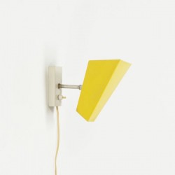 Modernistic wall lamp yellow