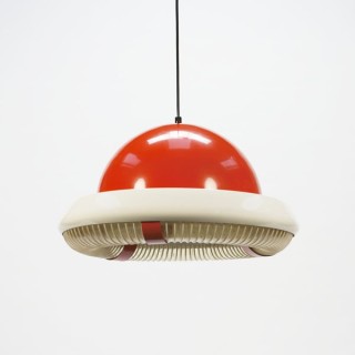 Oranje space hanglamp - Retro Studio