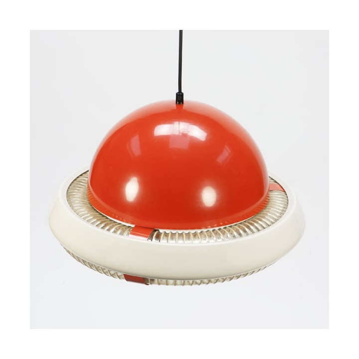Orange space hanging lamp - Retro Studio