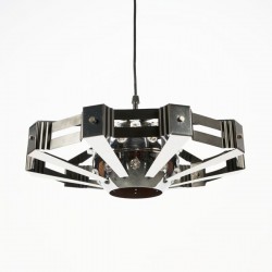 Chrome space hangling lamp