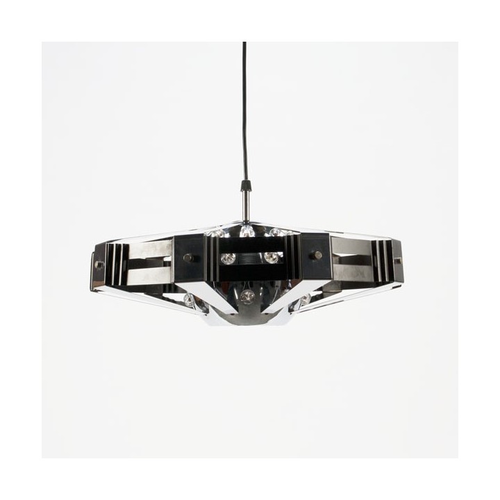Chromen space hanglamp - Retro Studio