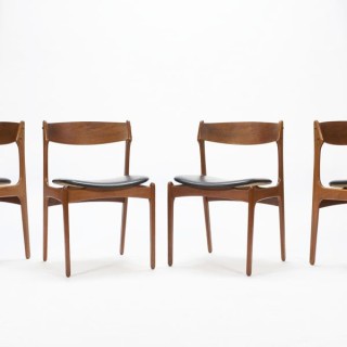 Erik Buck dining chairs model 49 - Retro Studio