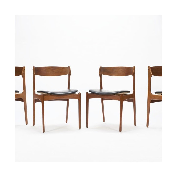 Erik Buck dining chairs model 49 - Retro Studio