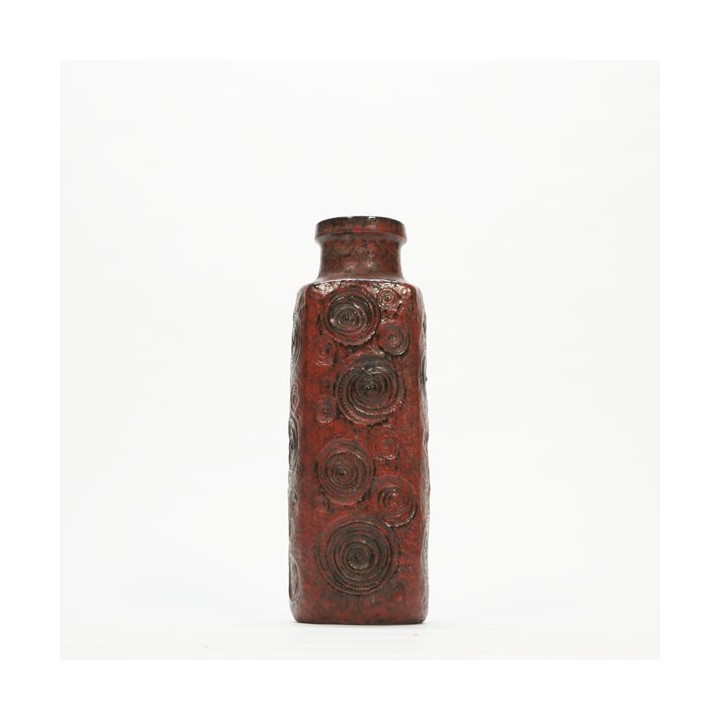 Large West-Germany vase red - Retro Studio