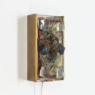 Wall lamp with pieces of glass - Retro Studio