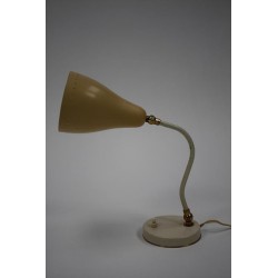 1950's table lamp cream